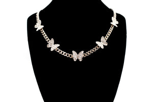 Icy Butterfly Necklace