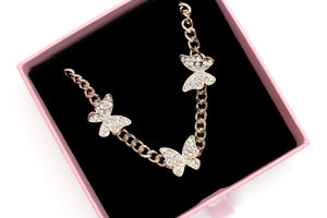 Icy Butterfly Necklace